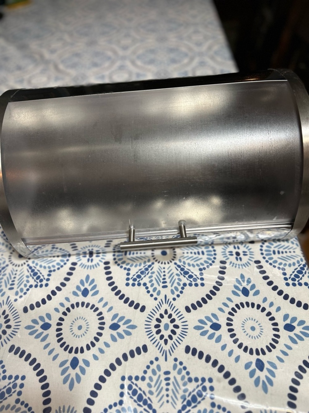 Stainless Steel Bread Box with Roll-Top Lid - Silver by Threshold